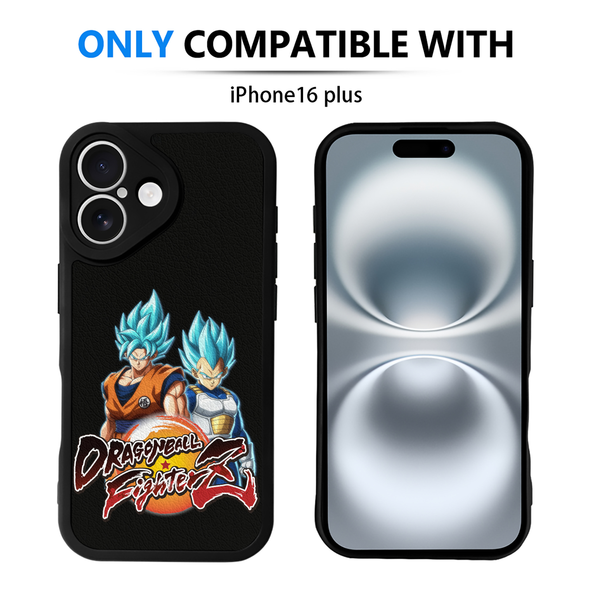 （画像用） ドラゴンボール DRAGON BALL 【iPhone 16シリーズ対応】シリコンスマホケース（レザー調） 材質：シリコン